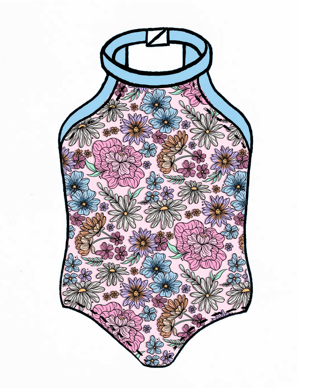 Vintage Floral - Halter