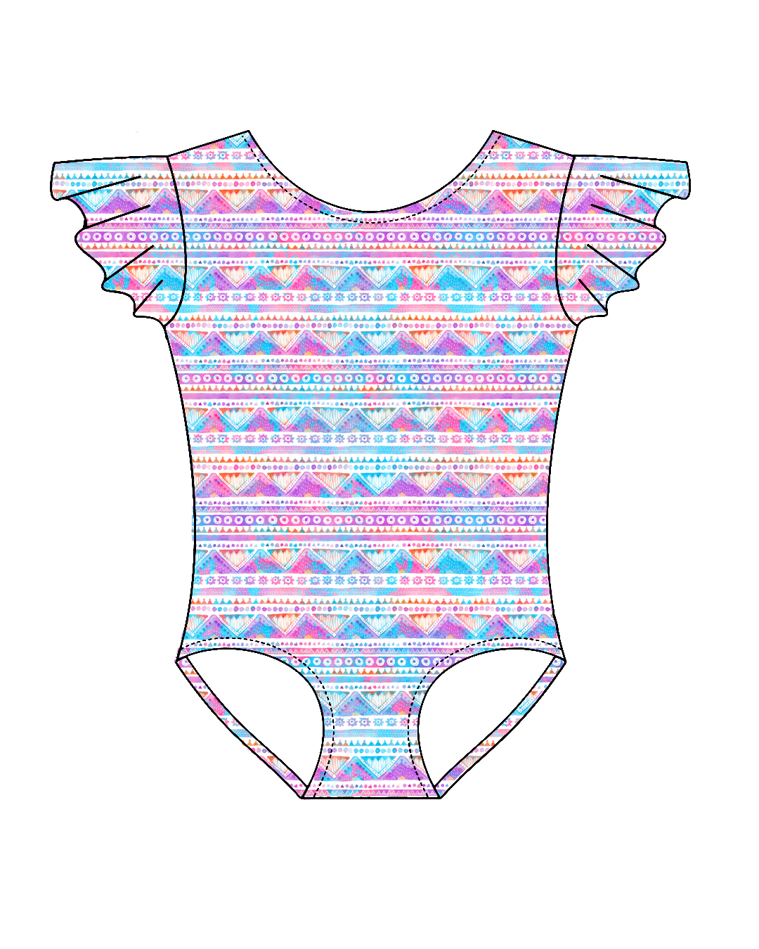 Tribal - Flutter Sleeve