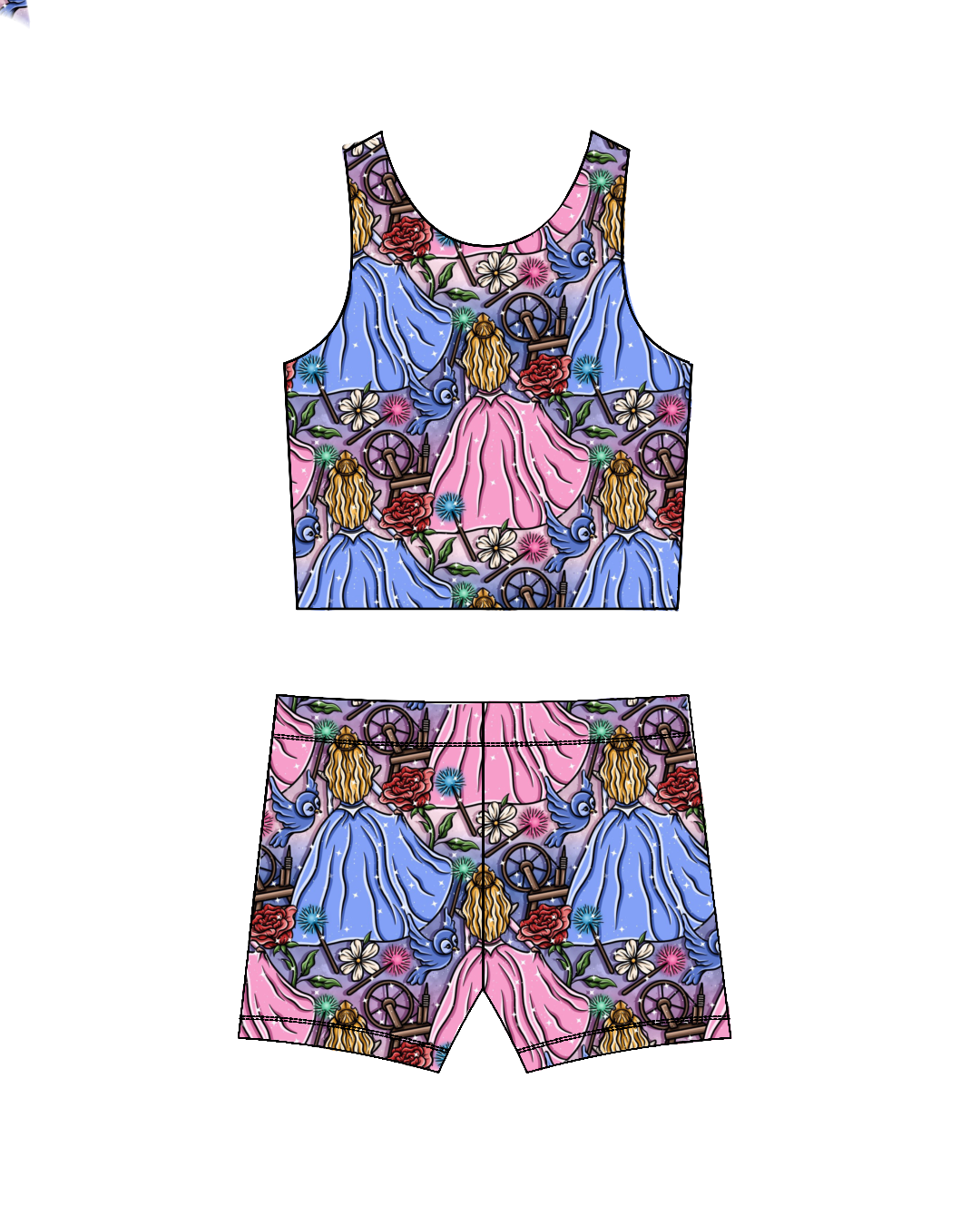 Once Upon A Dream-Crop Set