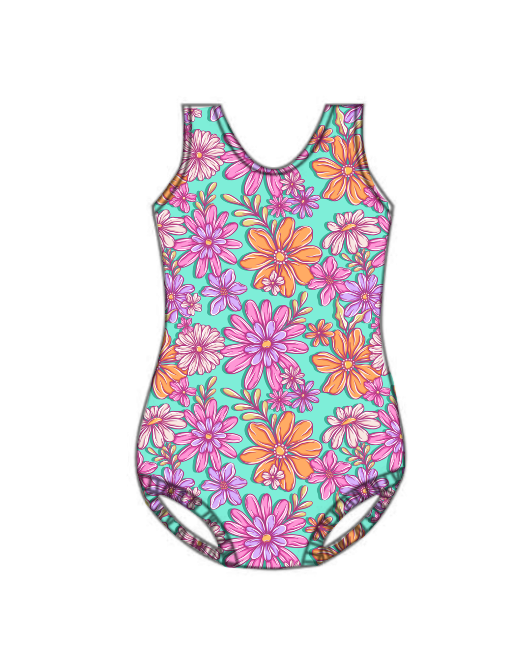 Summer Floral -Sleeveless