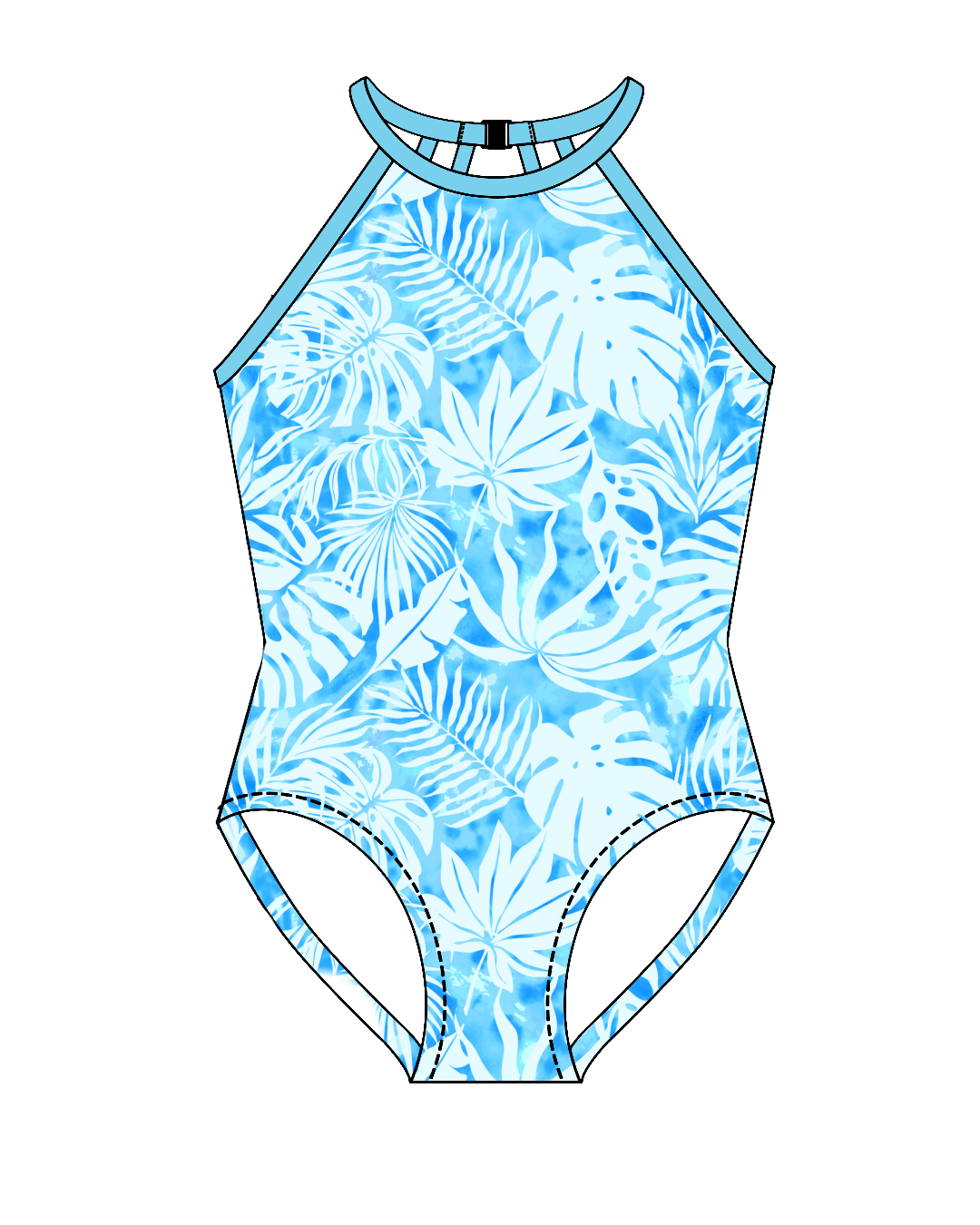 Palm Paradise- Halter