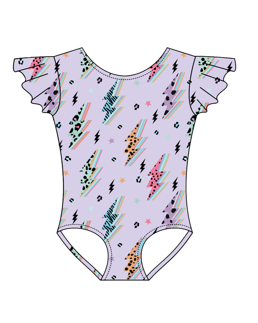 Pastel Bolts - Flutter Sleeve