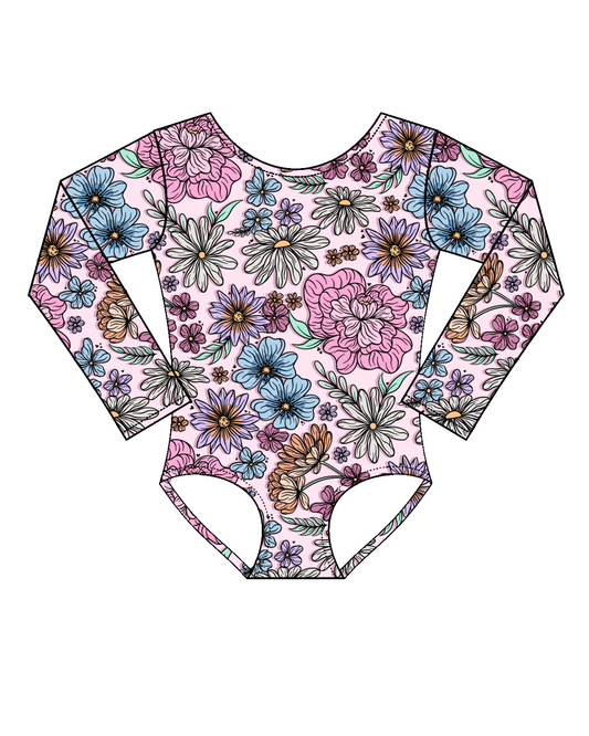 Vintage Floral -Long Sleeve