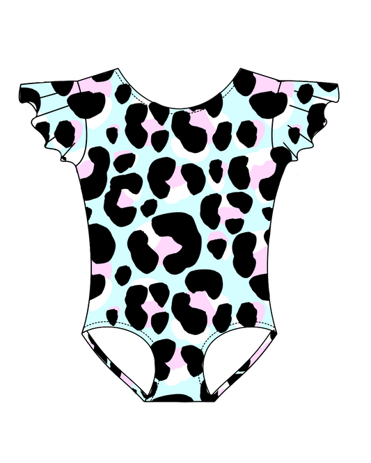 Chunky Leopard - Flutter Sleeve