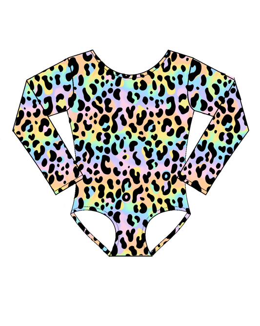 Rainbow Leopard -Long Sleeve