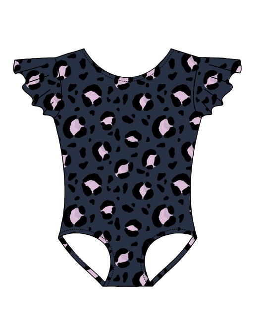 Night Leopard - Flutter Sleeve