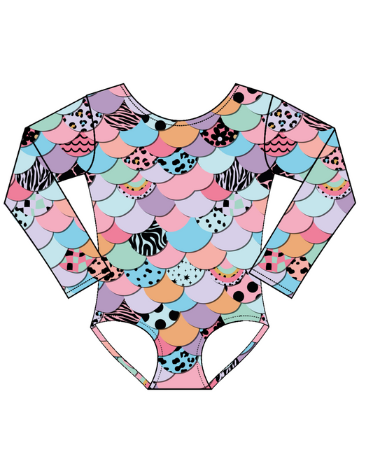 Pastel Mermaid -Long Sleeve