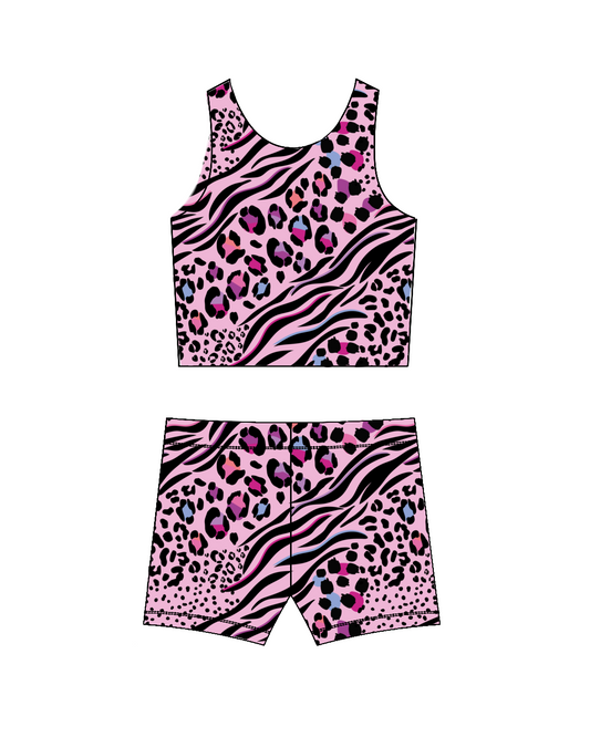 PINK Mixed Animal-Crop Set