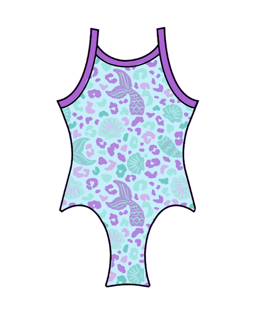 Mermaid Leopard - Cami
