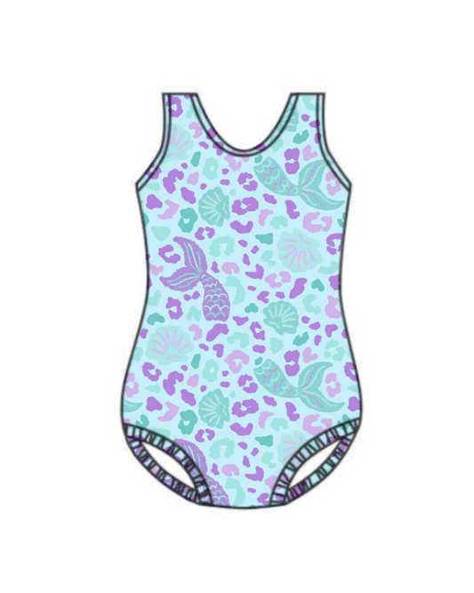 Mermaid Leopard -Sleeveless